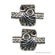 Silver Fancy Jewelry Spacers Big Hole Beads 