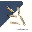 20 Silver Love Charms Jewelry Connectors 