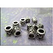 Link Motif Large Hole Tube Spacer Beads European Style Big Hole Beads Wholesale Bulk (10) 