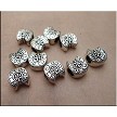 Antique Silver Pewter Large Hole Horse Shoe Beads 10 pieces 