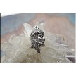 Silver Bust of Jesus Religious Earrings 