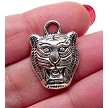 10 Tibetan Silver Tiger Charms 