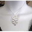 Silver Puzzle Necklace 