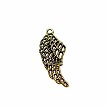 Wholesale Antique Gold Pewter Lacey Angel Wing Charms Pendants 