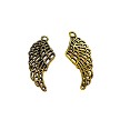 Wholesale Antique Gold Pewter Lacey Angel Wing Charms Pendants 