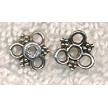 30 11mm Tibetan Silver Grape Beadcaps 