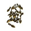 Glue-on Bails, Antique Brass Pewter (20) 