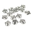 15 Silver Lucky Jackpot Gambling Charms 