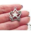 All Star Sports Pendants, Sports Jewelry Pendants Bulk (10) 