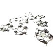 All Star Sports Pendants, Sports Jewelry Pendants Bulk (10) 