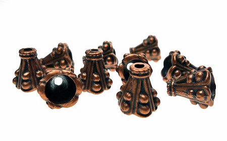 Fluted Jewelry Cone with Dot Detailing | Sold by Piece 