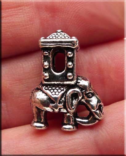 Large Hole Elephant Beads 