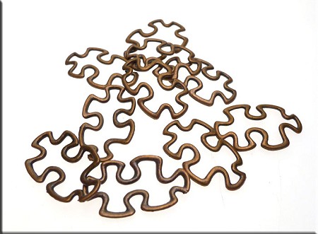10 Puzzle Piece Connectors 