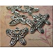 Filigree Butterfly Pendants (6) 