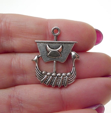 Viking Ship Necklace 