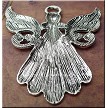 Large Angel Pendant Necklace 