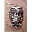 Dimensional Owl Pendant Necklace 