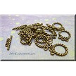 Bronze Toggle Clasps 3 Strands Clasps 10 sets 