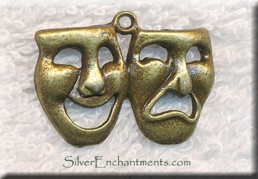 Comedy-Tragedy Pendant 