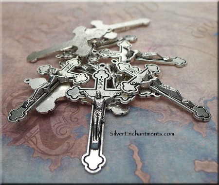 Crucifix Pendants (10) 