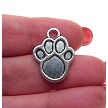 Paw Charms Animal Paw Print Charms Bulk (10) 