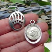 Wholesale Bear Paw Pendants Bulk 