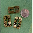 Brass Cross Jewelry Connectors, 10pc 