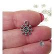 Tibetan Silver Snowflake Charms (20) 