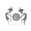 Tibetan Silver Kokopelli Pendants 