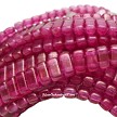 CzechMates Madder Rose Halo 2-Hole Brick Beads 