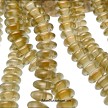 CzechMates Linen Halo 2-Hole Lentil Beads 