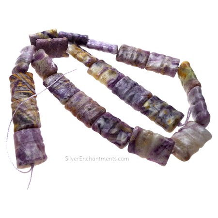 18x13mm Carved Flower Jasper Rectangle Beads 