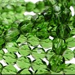6mm Prairie Green Fire Polished Czech Glass Beads 