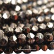 4mm Metallic Luster Round English Cut Czech Glass Beads 