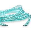 4mm Light Blue Glass Pearls 
