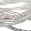 Quartz Crystal Oval Tube Beads 