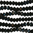 10mm Black Simplicity Half Bicone Crystal Beads 