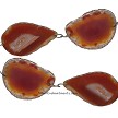 Freeform Carnelian Slab Beads 