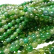 4mm Round Green Jade Beads 