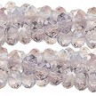 12mm Light Amethyst AB Crystal Rondelle Beads 