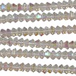 10mm Crystal AB Simplicity Half Bicone Crystal Beads 