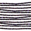 3mm Metallic Purple Crystal Bicone Beads 