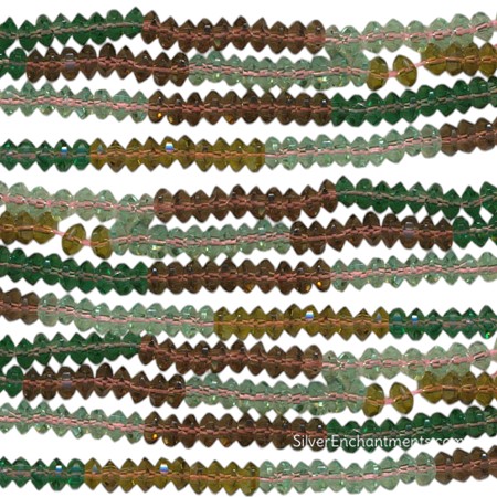 5mm Multicolor Crystal Spacer Beads 