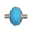 14mm Turquoise Crystal Large Hole Bead 