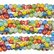 4mm Millefiori Round Glass Beads 