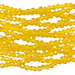 3mm Yellow Crystal Round Beads 