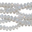 6mm Crystal Faceted Rondelle Acrylic Beads 