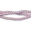 4mm Light Purple Glass Pearl Beads 