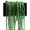  4mm Peridot AB Crystal Bicone Beads 