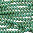 CzechMates Persian Turquoise Picasso Two-Hole Lentil Beads 